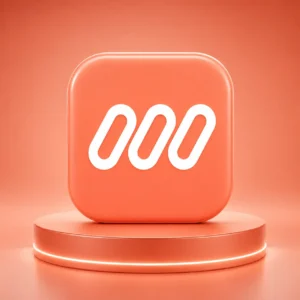 خرید اشتراک Mojo Pro با آیکون سه‌بعدی موجو پرو روی پس‌زمینه مشکی، نارنجی و فیروزه‌ای