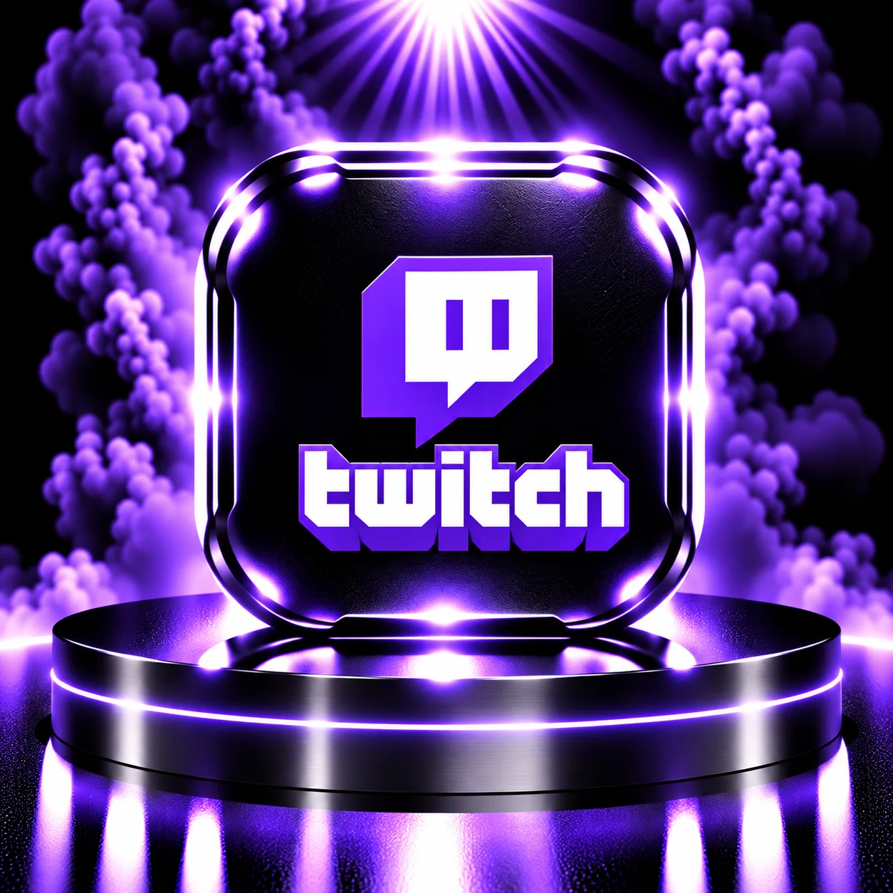 لوگوی Twitch برای خرید اشتراک Twitch و بیتز و توربو